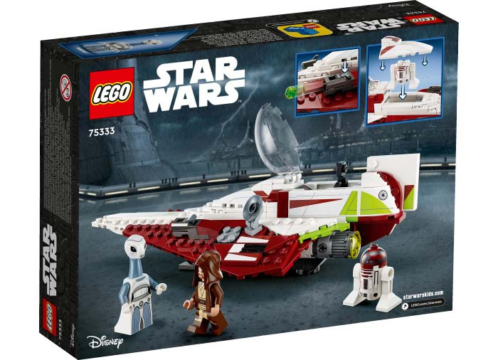 Set LEGO Star Wars - Jedi Starfighter-ul lui Obi-Wan Kenobi (75333) - 2 | YEO