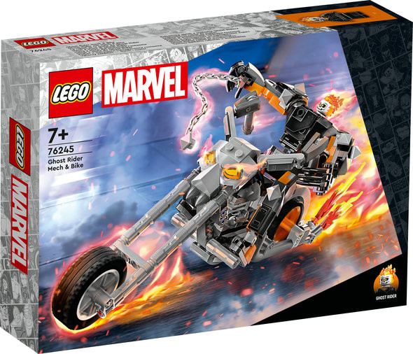 Set LEGO Super Heroes - Robot si motocicleta Ghost Rider (76245) - 1 | YEO