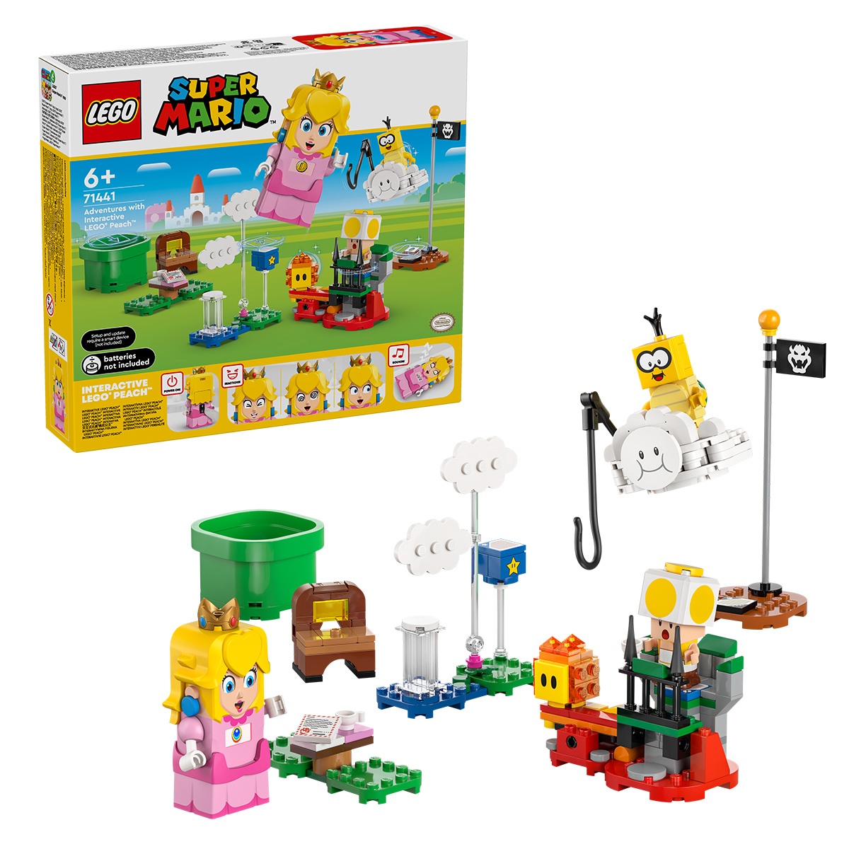 Set LEGO Super Mario - Aventuri cu LEGO Peach™ interactiva (71441)