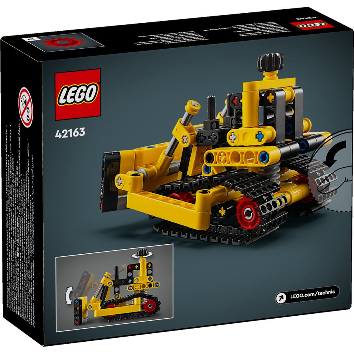 Set LEGO Technic - Buldozer (42163) - 2 | YEO