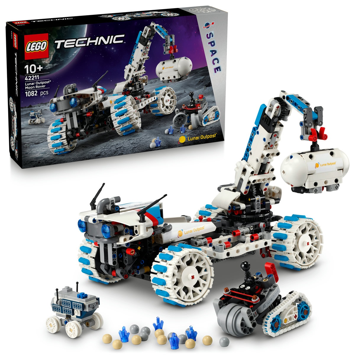 Set LEGO Technic - Vehicul spatial Rover Lunar Outpost (42211)