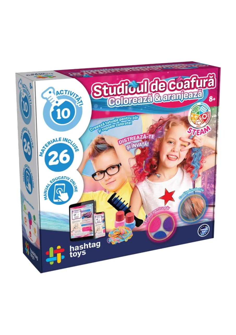 Set Studio De Coafura Coloreaza Si Aranjeaza