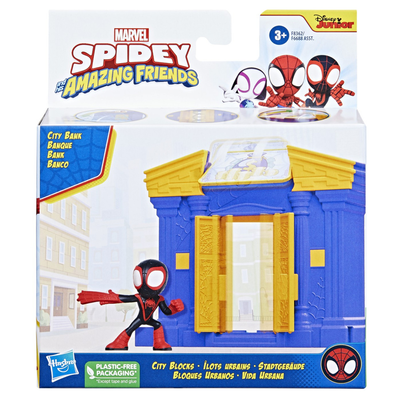 Spidey Prietenii Extraordinari City Bloks Set De Constructie Banca - 1 | YEO