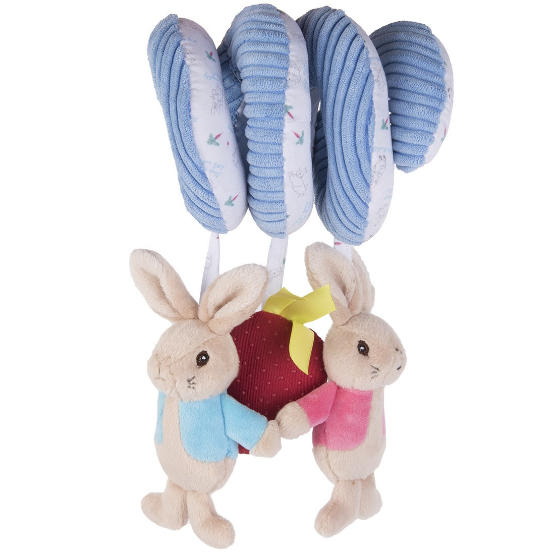 Spirala din plus pentru activitati Peter Rabbit & Flopsy Bunny, 26 cm