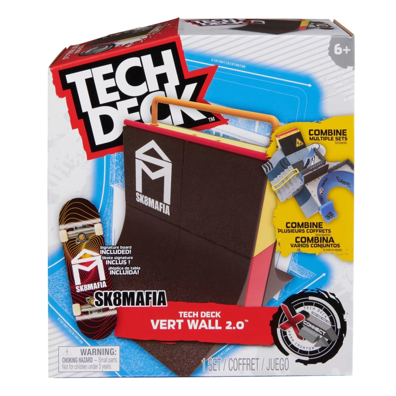 Tech Deck X-Connect Pachet Sk8Mafia Vert Wall