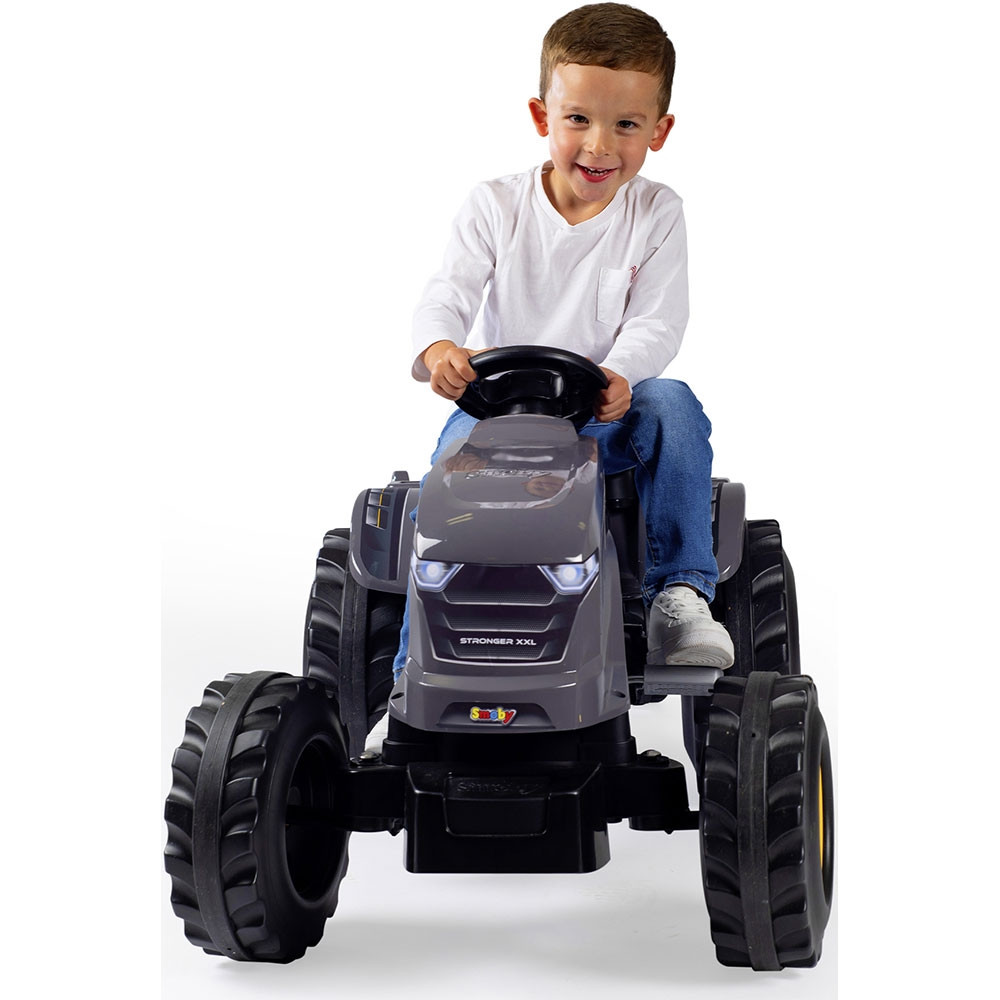 Tractor cu pedale si remorca Smoby Stronger XXL gri - 3 | YEO