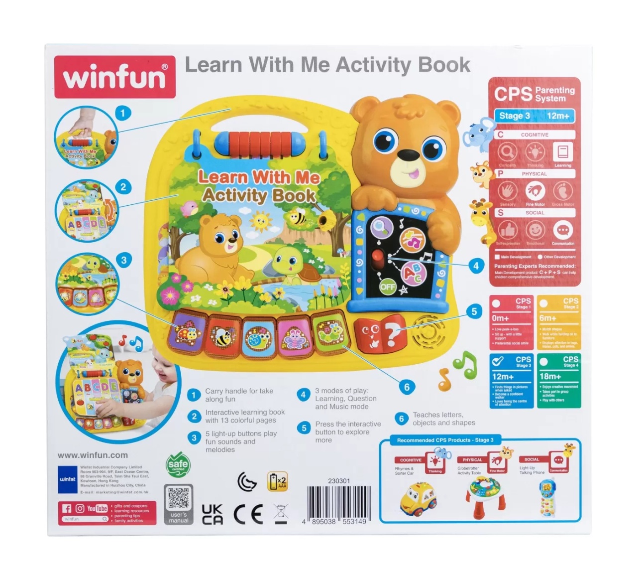 Winfun Carticica De Activitati - 3 | YEO