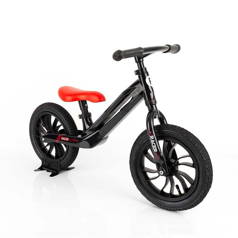 Balance bike Qplay Racer negru/rosu - 1 | YEO