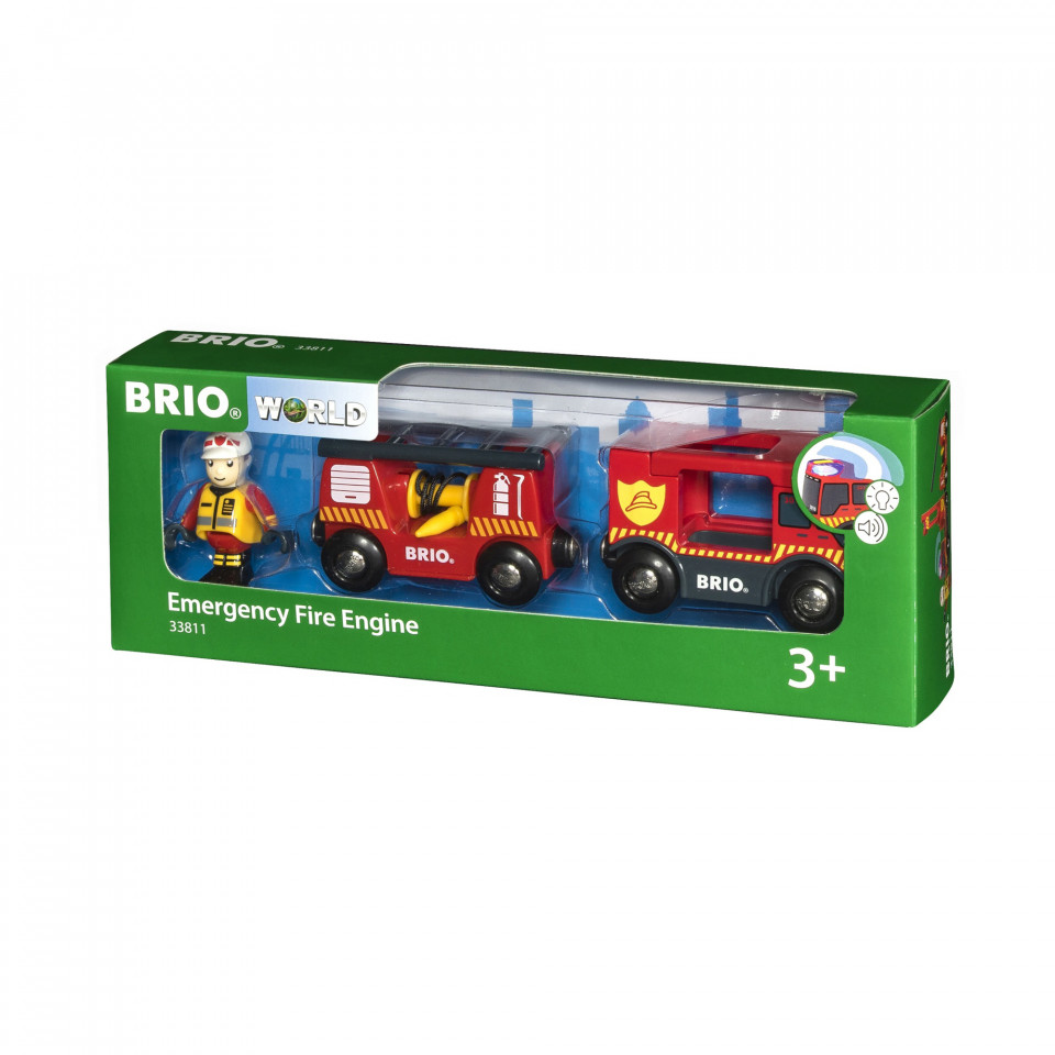 Brio - Locomotiva De Pompieri - 1 | YEO