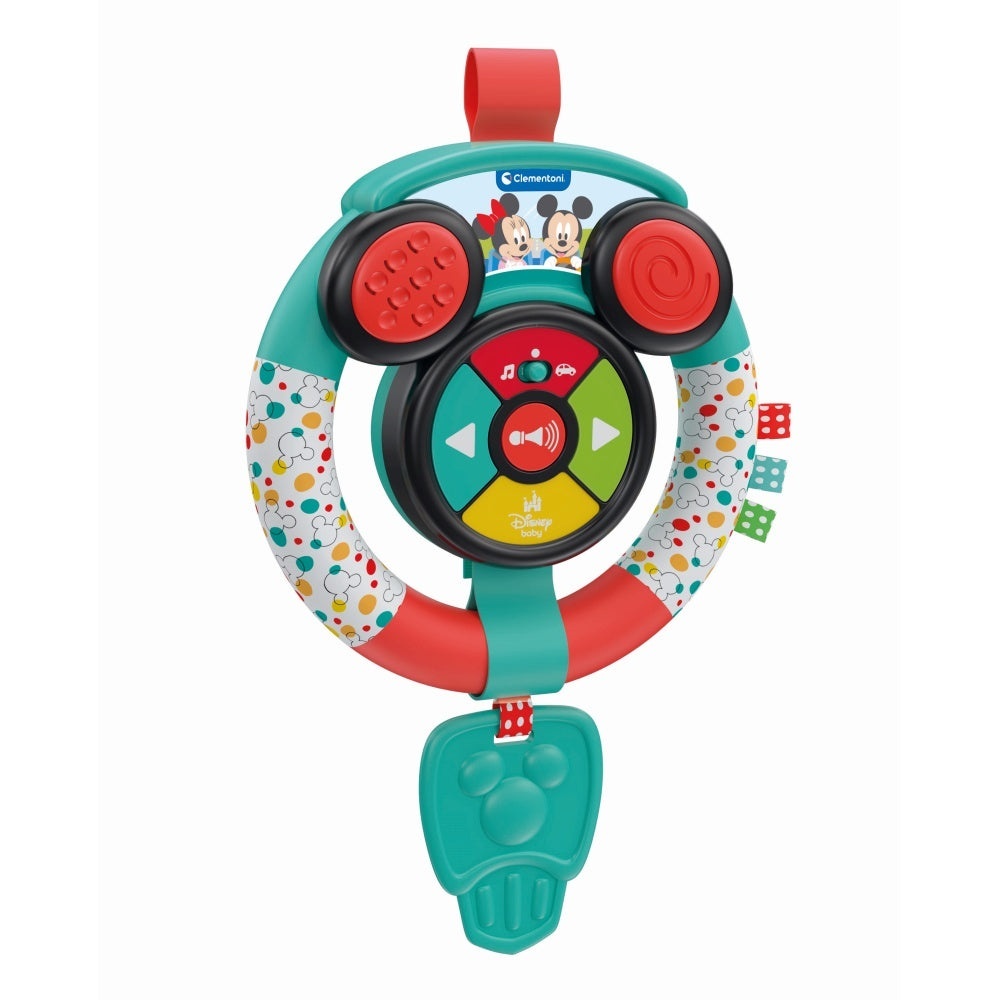 Clementoni - Volan interactiv Mickey si Minnie cu lumini si sunete ce ajuta la dezvoltarea cognitiva - 1 | YEO