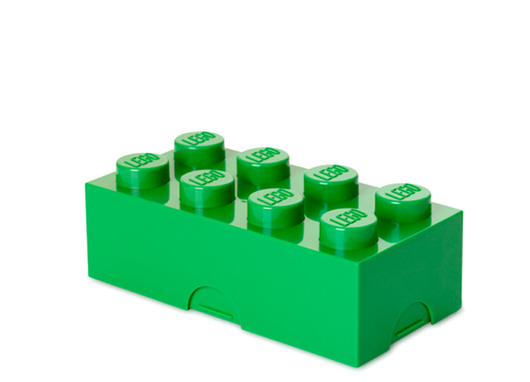 Cutie LEGO pentru sandwich verde inchis - 1 | YEO