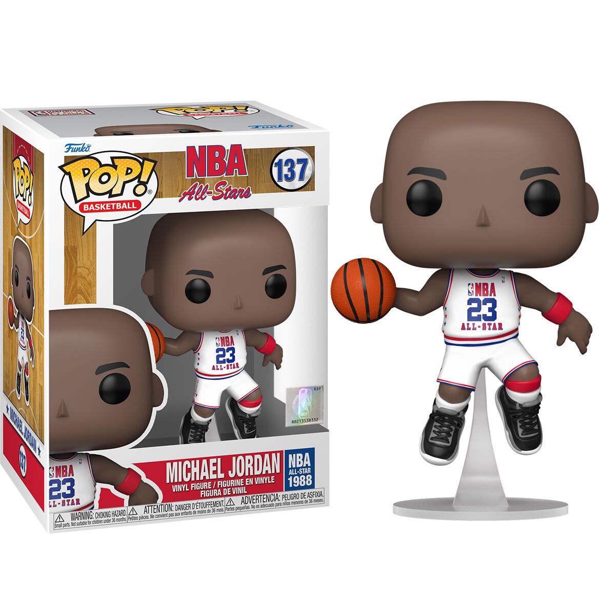 Figurina Funko NBA All Stars, Michael Jordan 1988, 9 cm - 2 | YEO