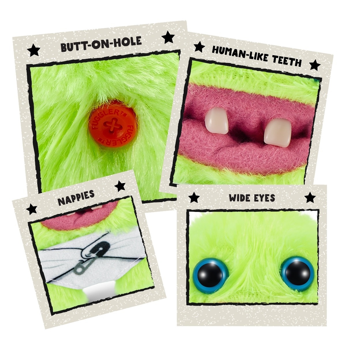 Fuggler - Jucarie de plus, 9 cm - Bebe ciudatei, Shameless Goof - 2 | YEO