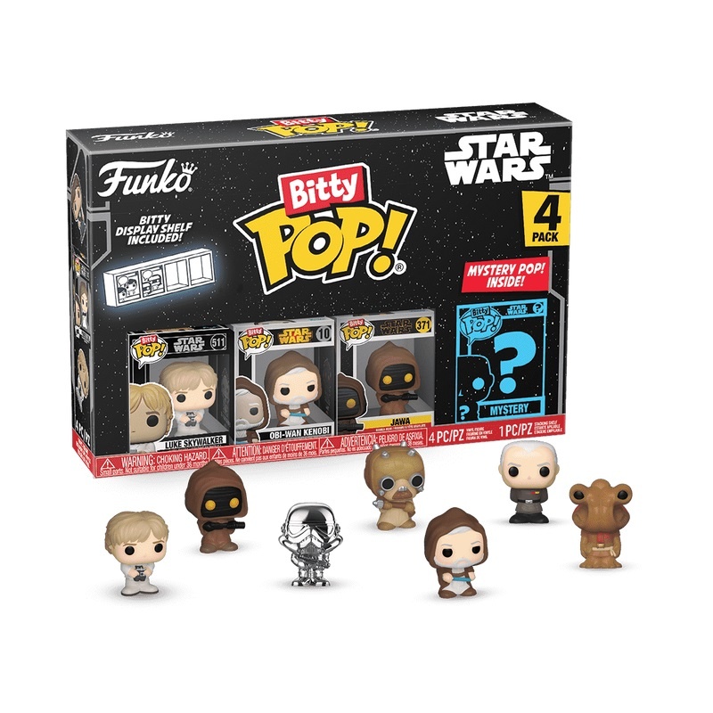 Funko Bitty POP: Star Wars- Luke 4PK