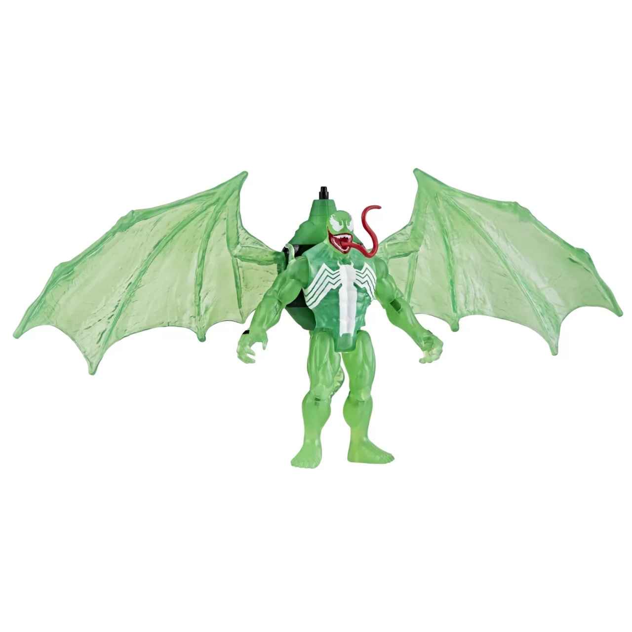 Hasbspiderman Set Vehicul Si Figurina Green Symbiote 10Cm - 1 | YEO