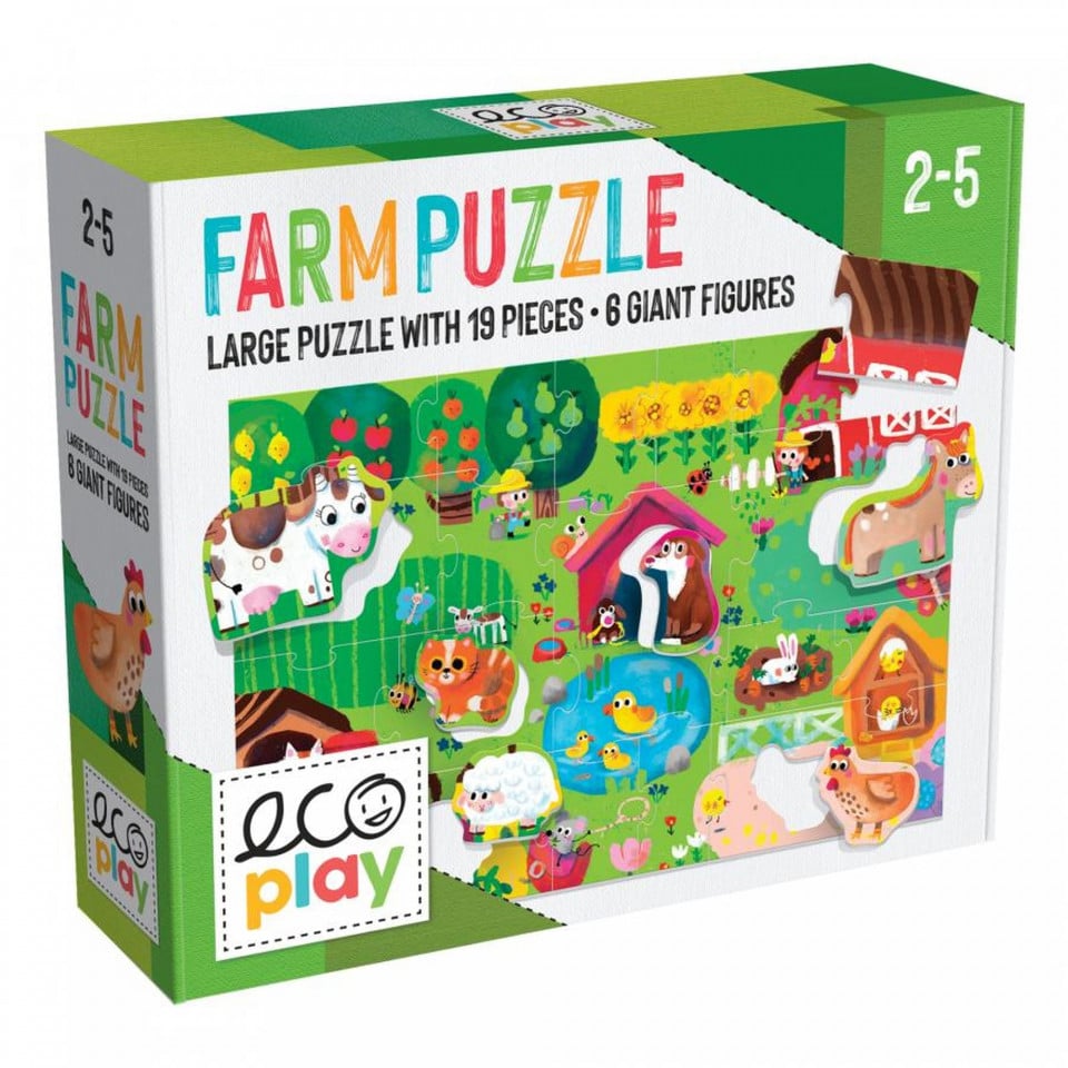 Headu Ecoplay - Puzzle Animalute La Ferma - 1 | YEO