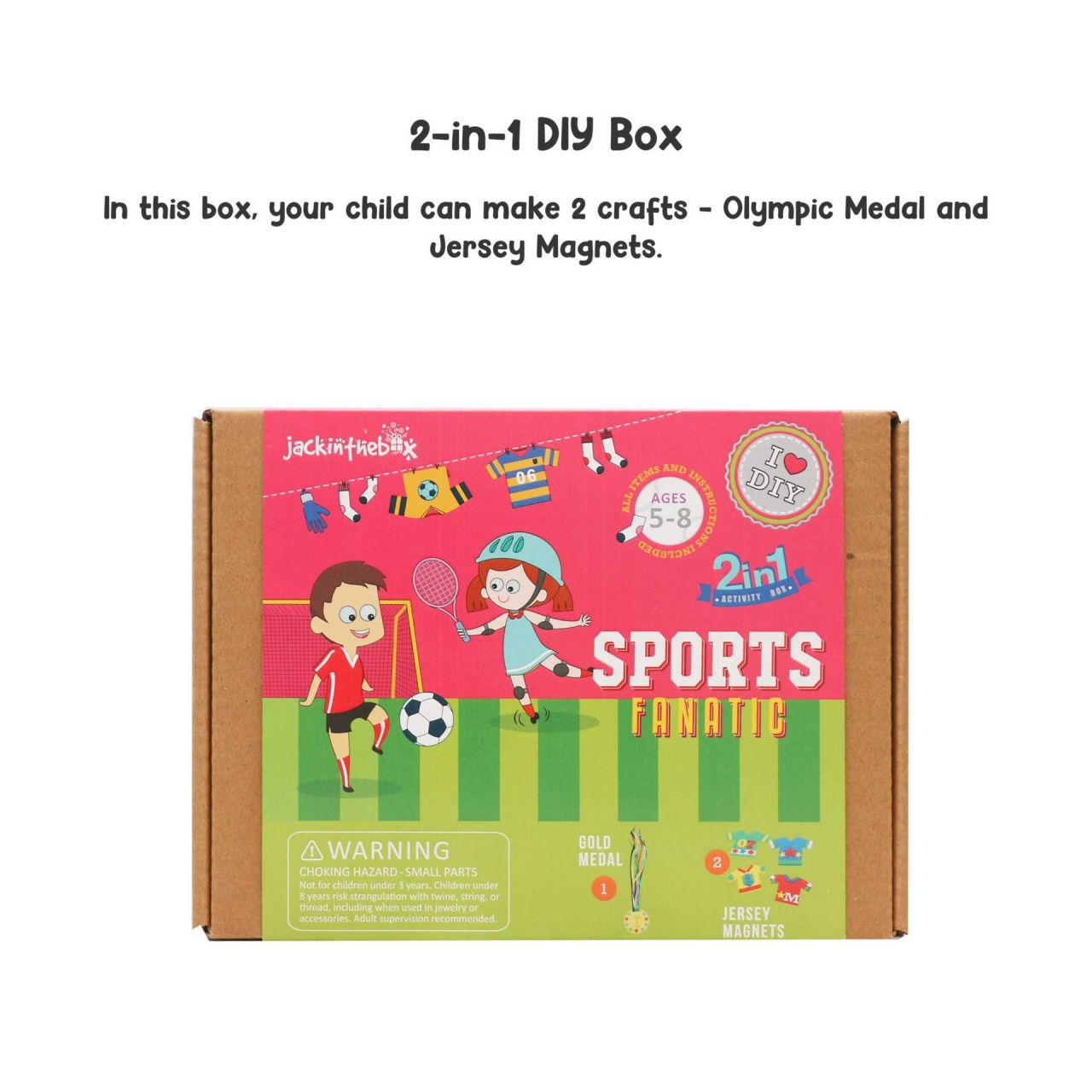 Jack In The Box - Kit Creatie 2-In-1 Iubitori De Sporturi - 2 | YEO