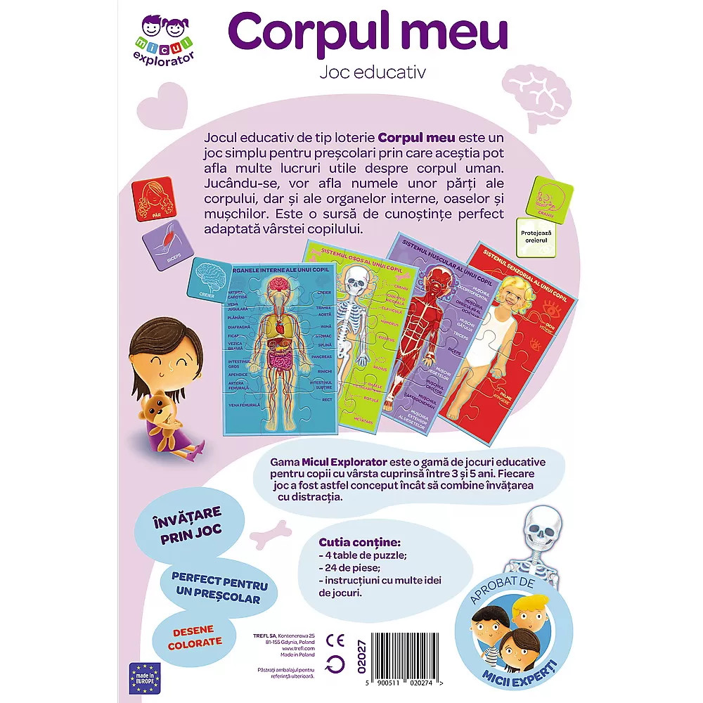 Joc Corpul Meu Micul Explorator - 2 | YEO