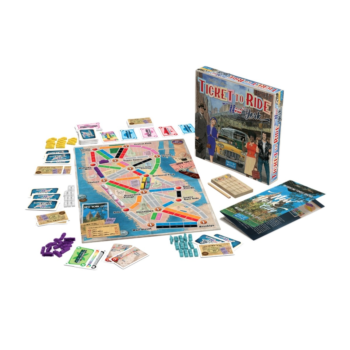 Joc de societate Ticket To Ride New York, limba engleza - 1 | YEO