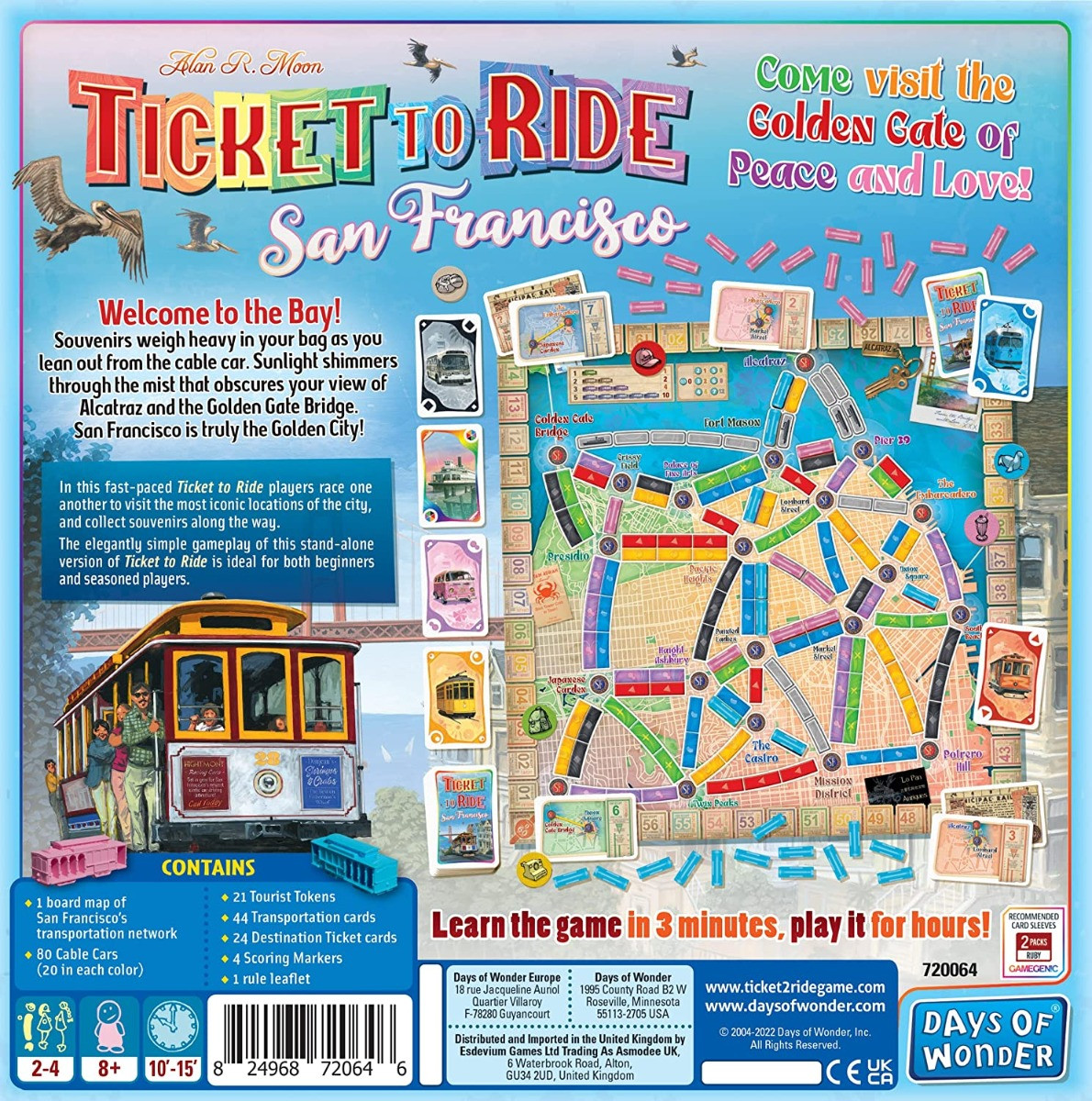 Joc de societate Ticket to Ride San Francisco, limba engleza - 1 | YEO