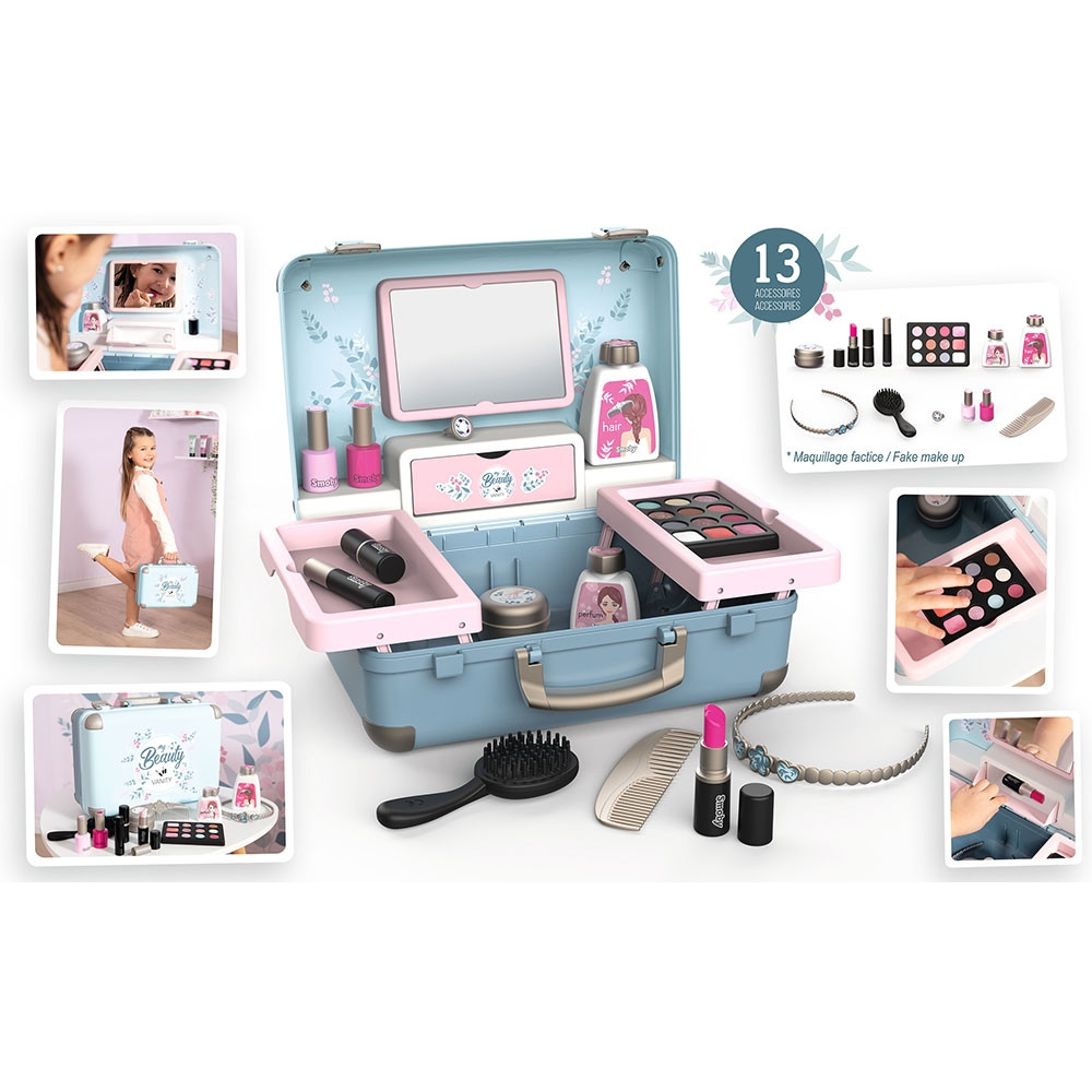 Jucarie Smoby Gentuta cosmetica My Beauty Vanity cu accesorii - 3 | YEO