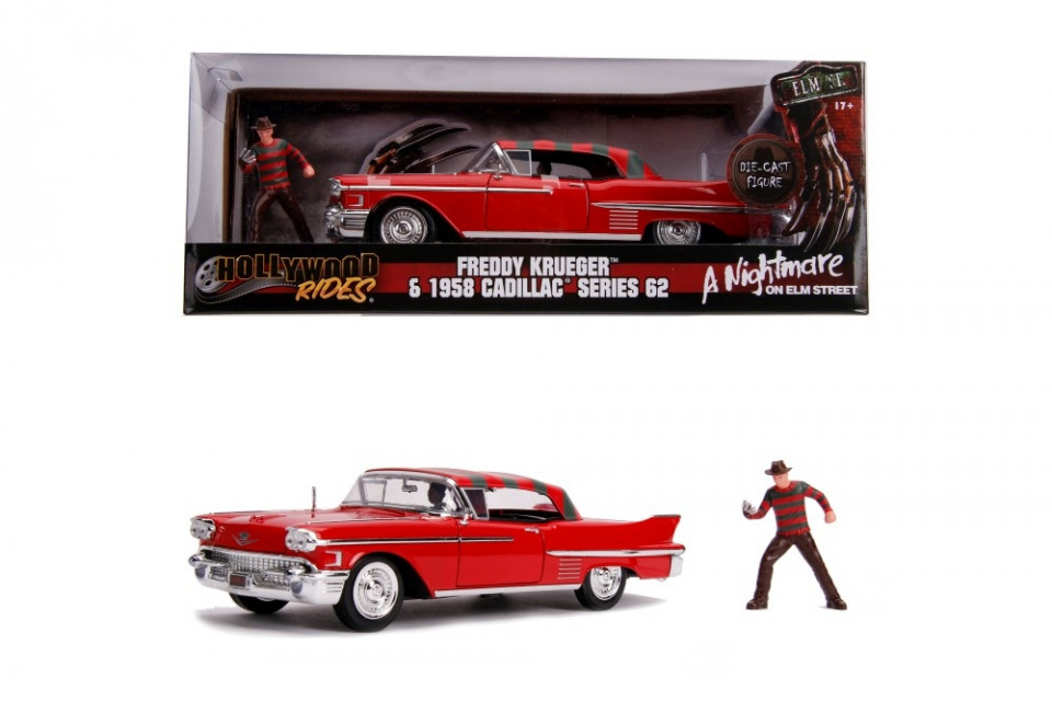 Macheta Metalica Freddy Krueger 1958 Cadillac Model 62 Scara 1 La 24 - 1 | YEO