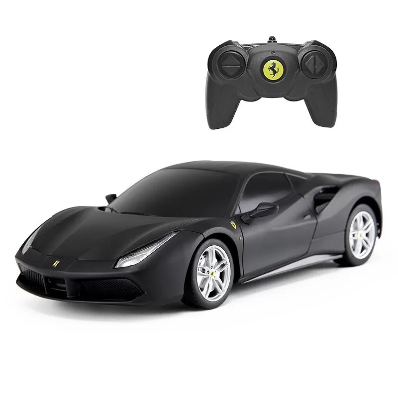 Masina Cu Telecomanda Ferrari 488 Gtb Negru Scara 1 La 24 - 1 | YEO