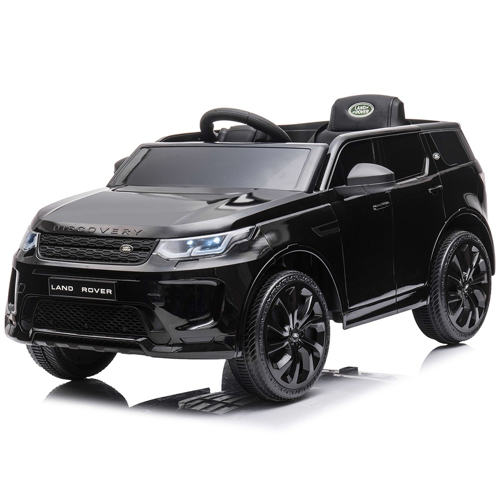 Masinuta electrica Chipolino SUV Land Rover Discovery cu scaun din piele si roti EVA black - 2 | YEO