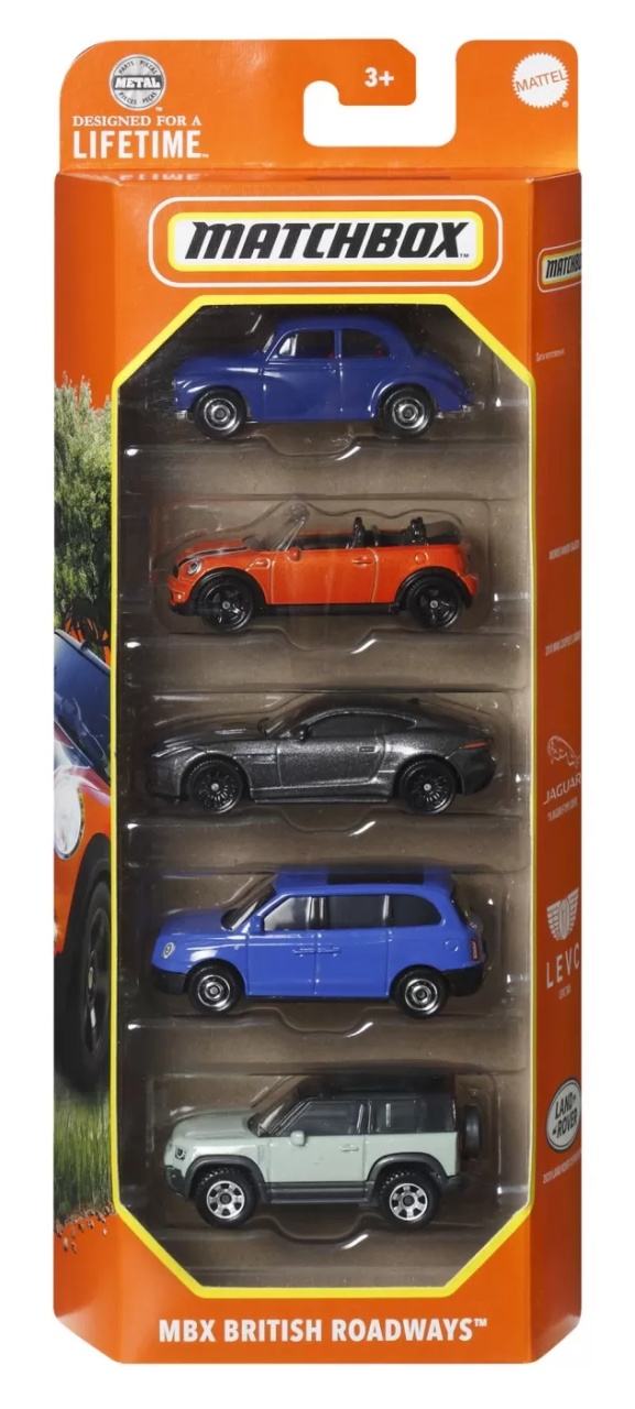 Matchbox Set 5 Masinute Metalice Mbx British Roadways Scara 1:64