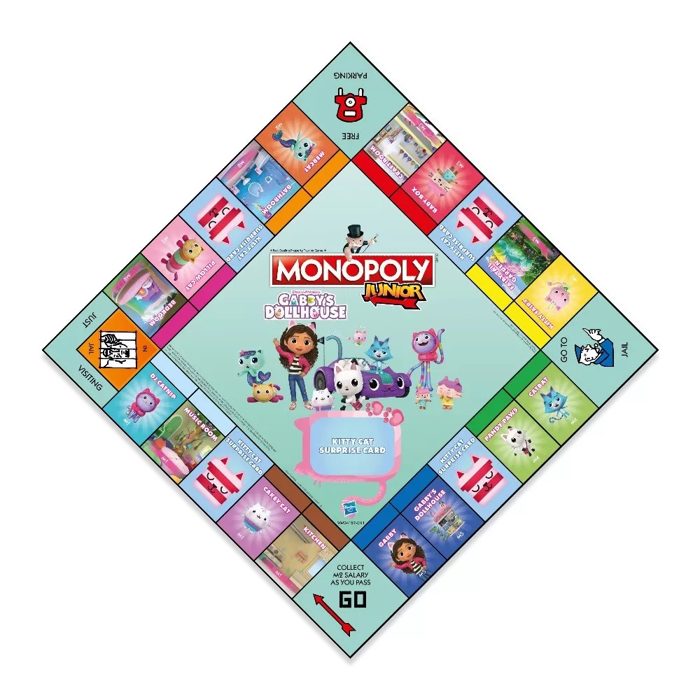 Monopoly Joc Monopoly Junior Gabbys Dollhouse - 2 | YEO