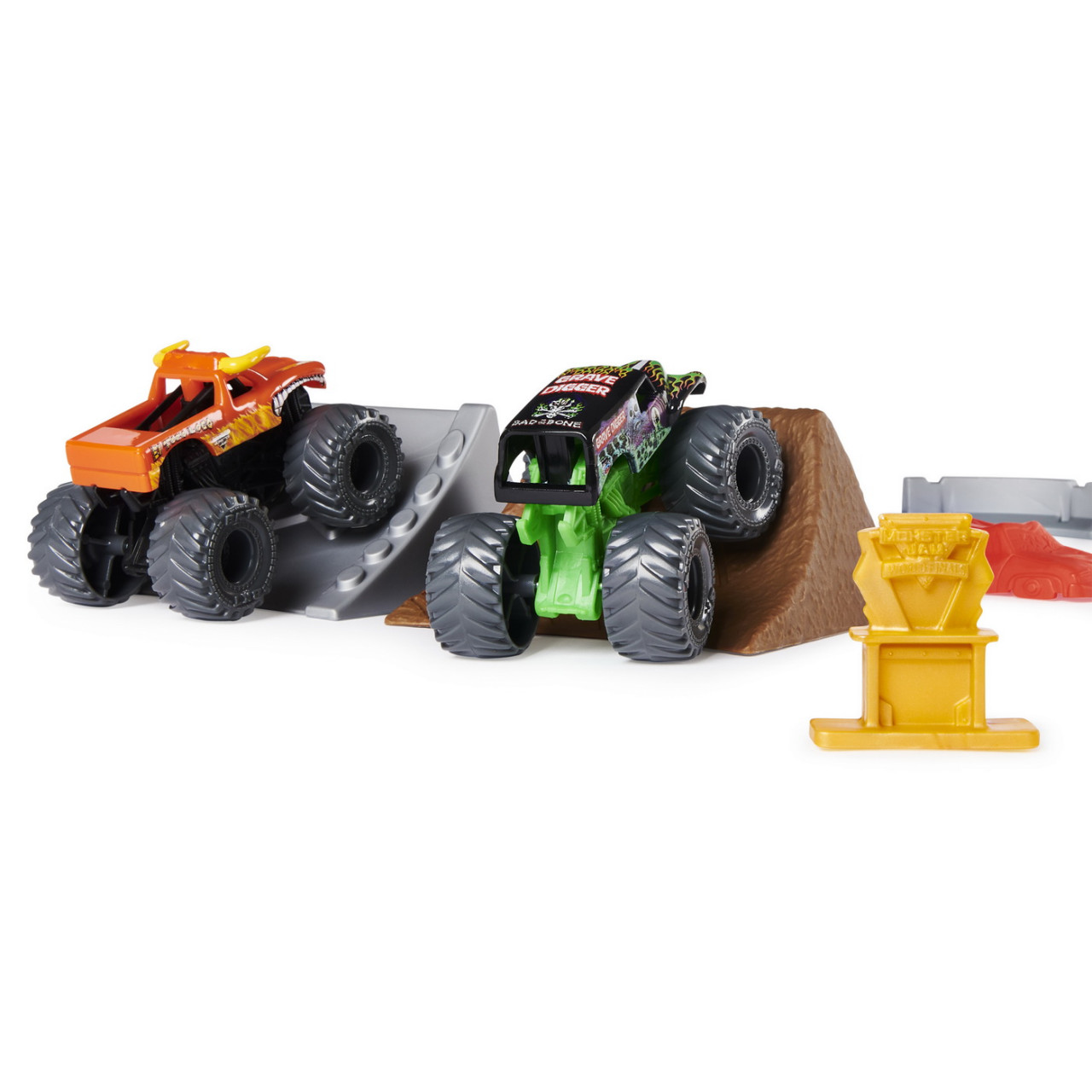 Monster Jam Set De Joaca El Toro Loco Si Groparul - 3 | YEO