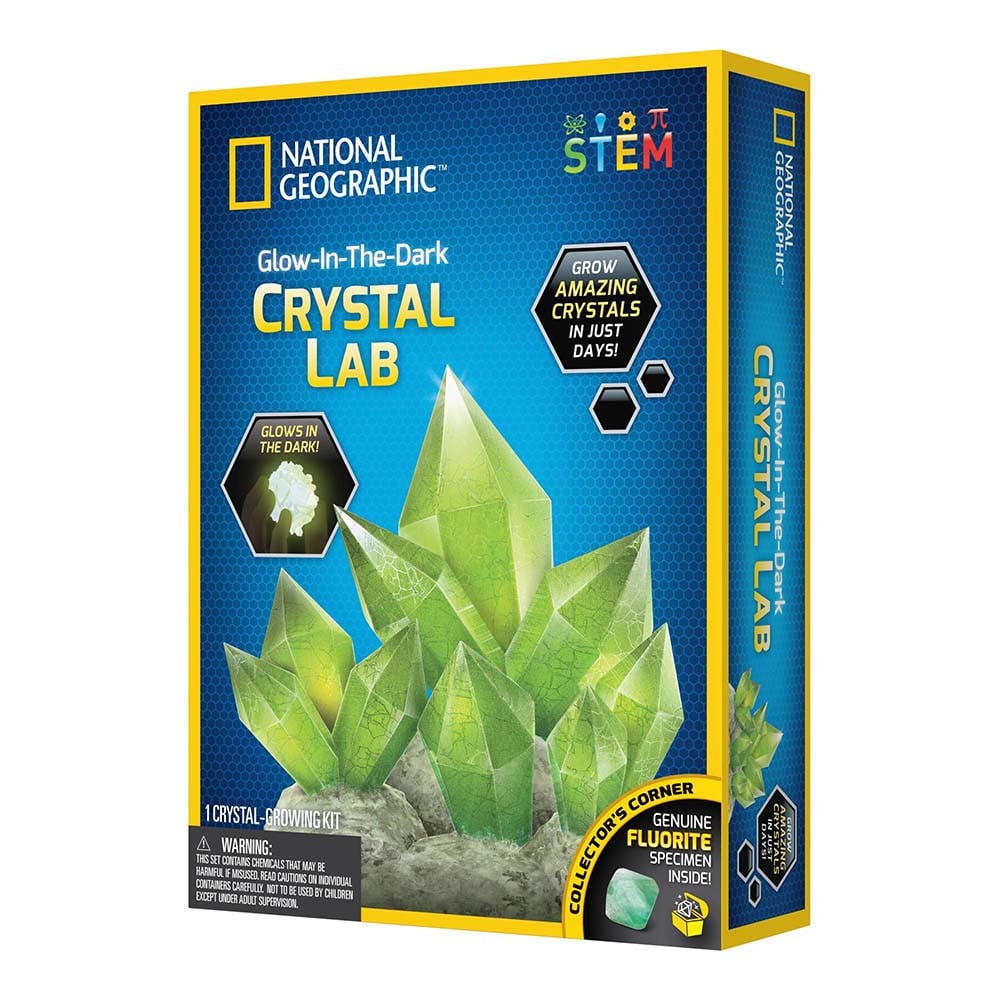 National Geographic - Kit Creativ Laborator De Crestere Cristale Verzi - 1 | YEO