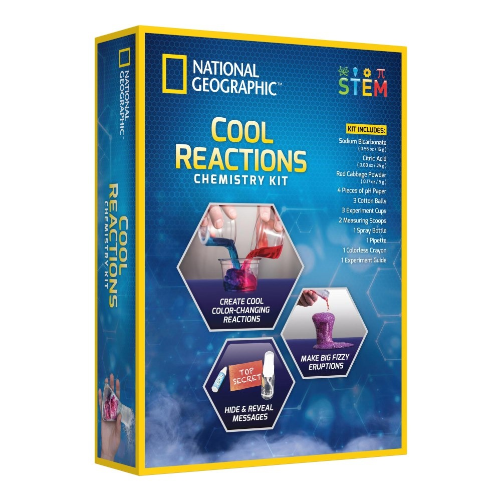 National Geographic - Kit creativ reactii chimice fascinante - 1 | YEO