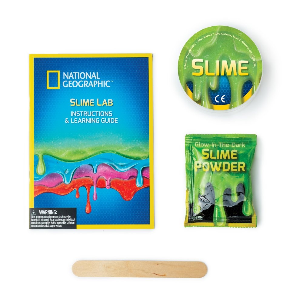 National Geographic - Set educativ Laboratorul de slime fosforescent - 2 | YEO