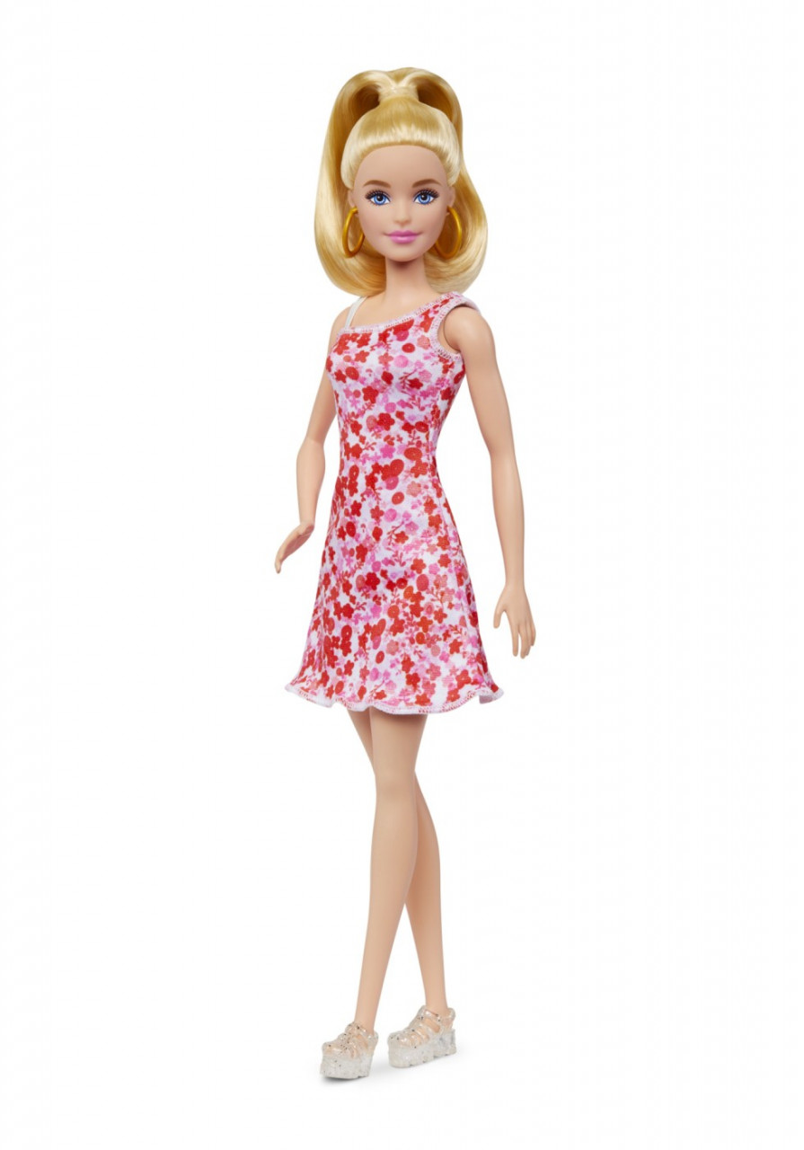 Papusa Barbie Fashionista Blonda Cu Parul Prins In Coada - 3 | YEO