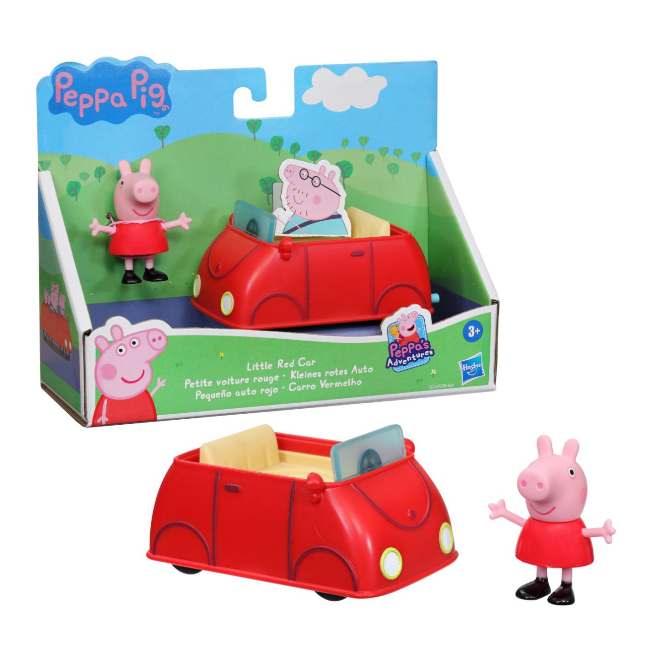 Peppa Pig Vehicul Cu Figurina Micuta Masina Rosie - 2 | YEO