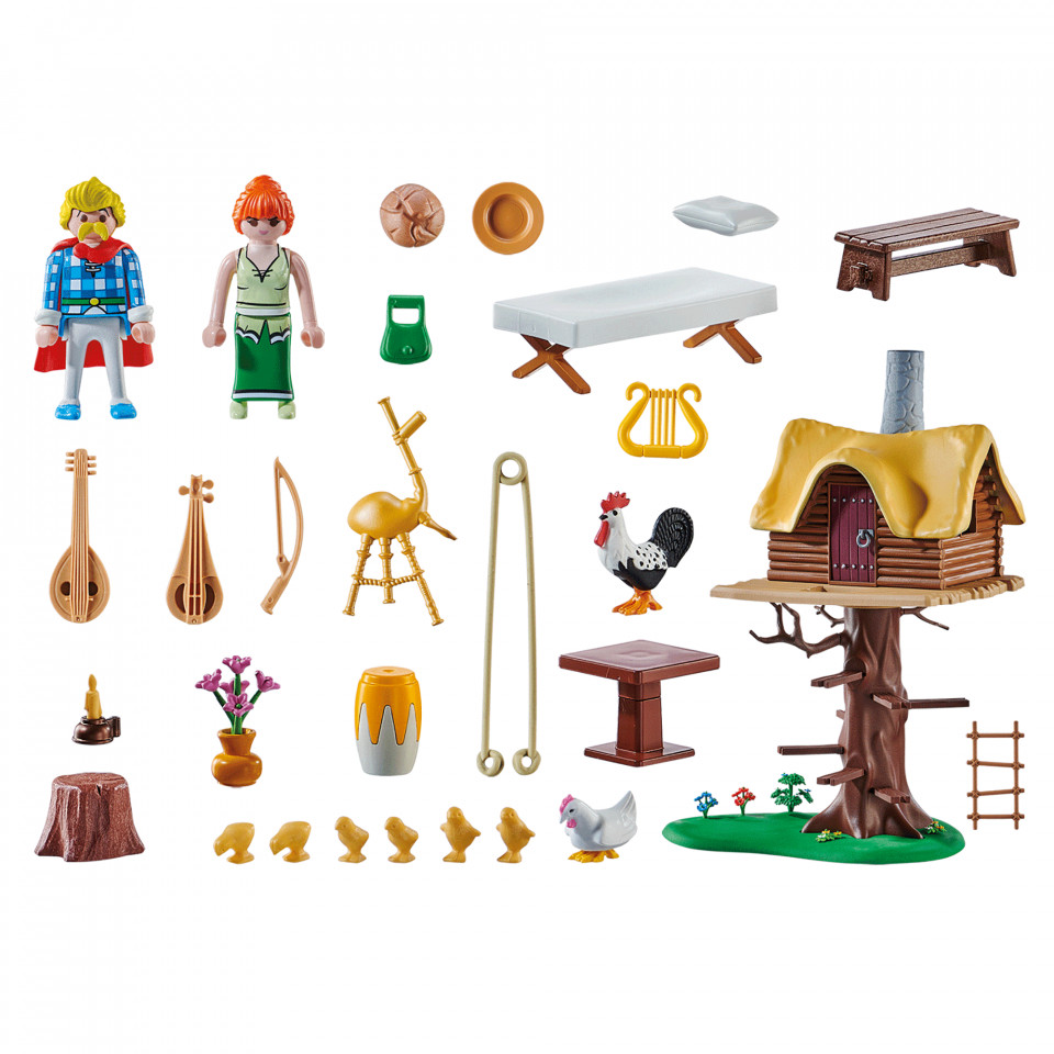 Playmobil - Asterix Si Obelix - Cacofonix Si Casa In Copac - 3 | YEO