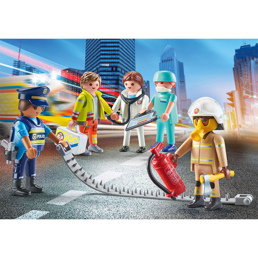 Playmobil - Creeaza Propria Figurina Echipa De Salvare - 1 | YEO