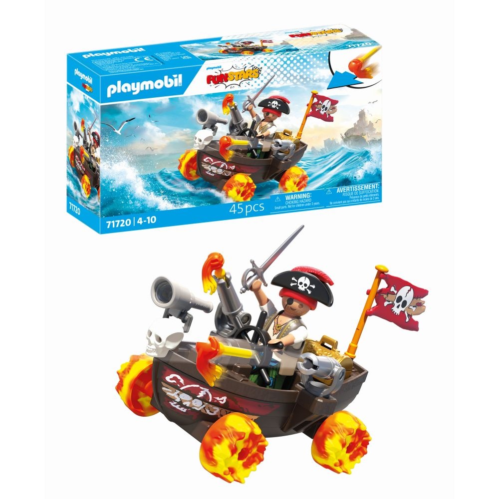 Playmobil - Jucarie de rol Cursa cu barca piratilor
