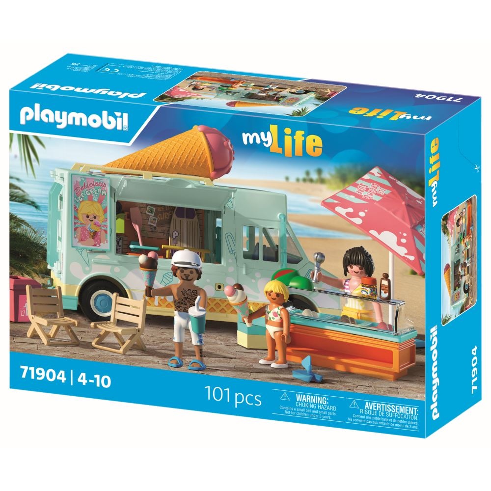 Playmobil - Jucarie de rol Stand de inghetata si magazin cu articole de surf - 2 | YEO