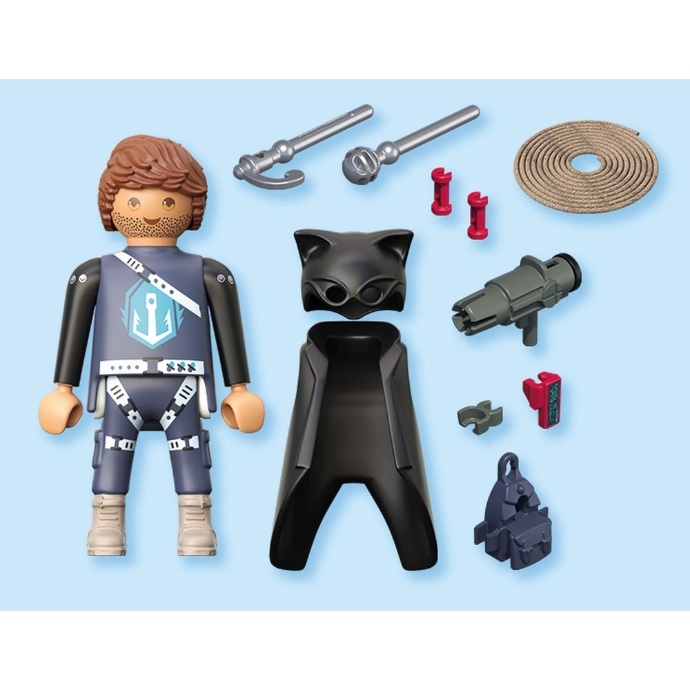 Playmobil - Jucarie de rol Supereroul umbra - 3 | YEO