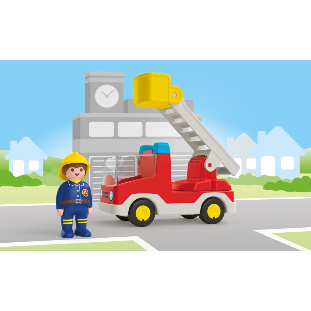 Playmobil Junior - Camion cu pompier - 1 | YEO