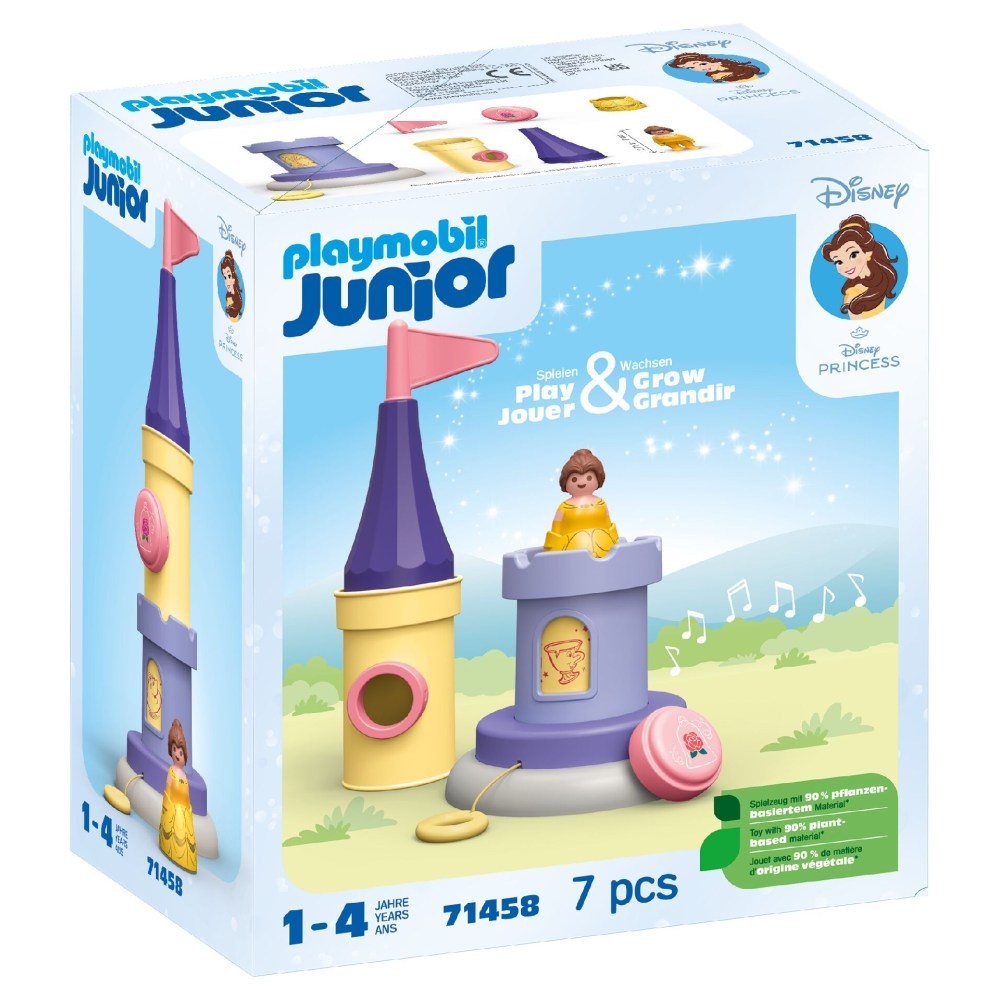 Playmobil Junior Disney - Turnul de joaca cu melodii al lui Belle