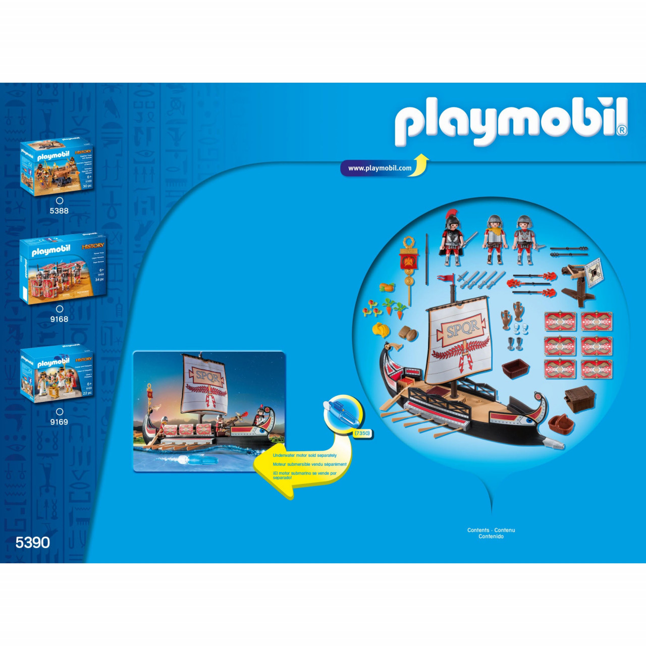 Playmobil - Nava Razboinicilor Romani - 2 | YEO