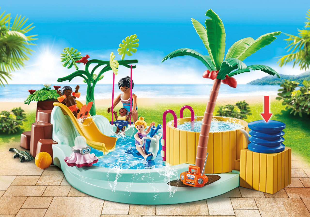 Playmobil-PISCINA DE COPII CU HIDROMASAJ - 2 | YEO