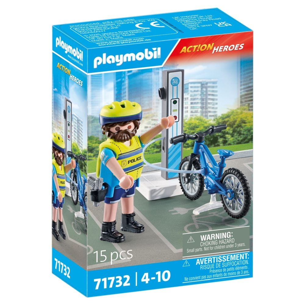 Playmobil - Politist cu bicicleta - 1 | YEO