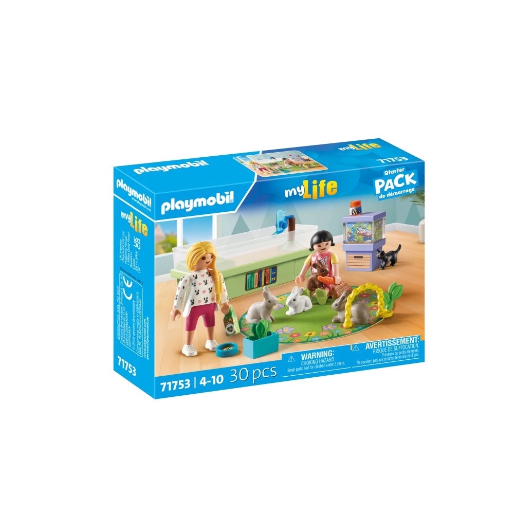 Playmobil - Set starter Familie de iepurasi - 1 | YEO