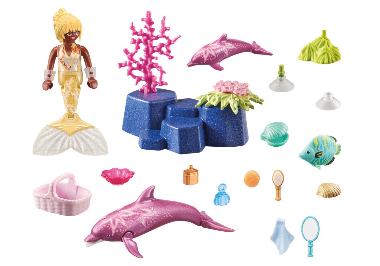 Playmobil-SIRENA CU DELFINI - 1 | YEO