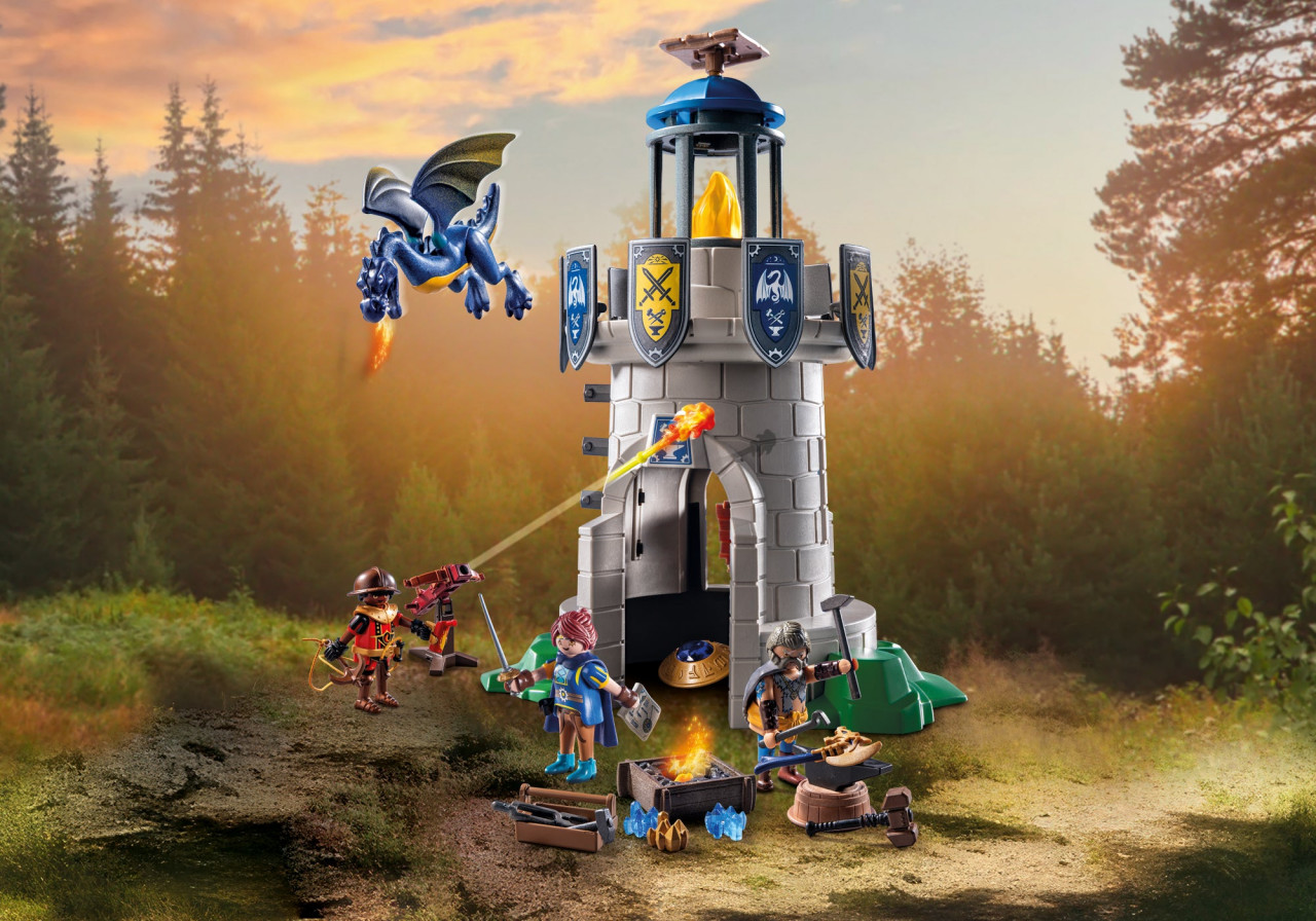 Playmobil-TURNUL CAVALERULUI CU FIERAR SI DRAGON - 2 | YEO