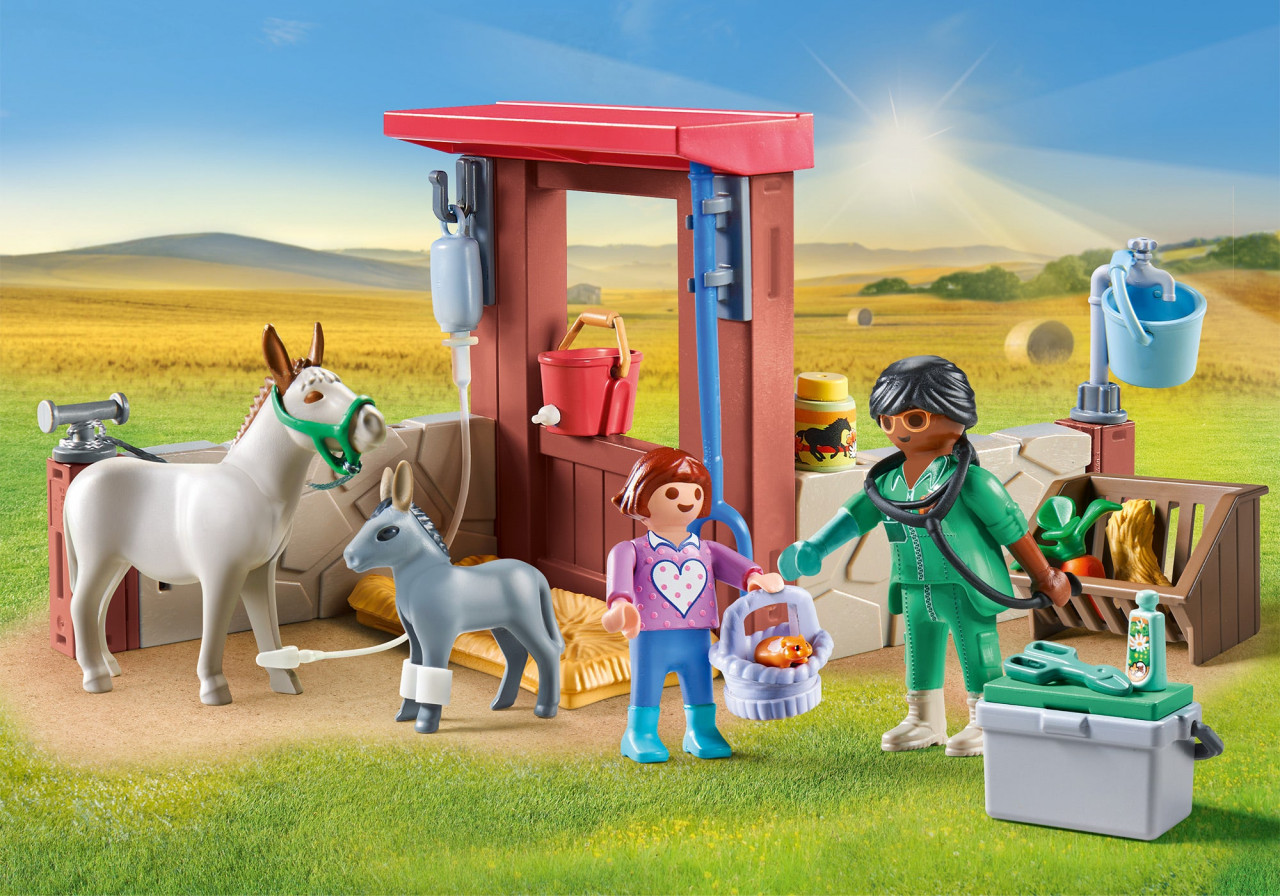 Playmobil-VETERINAR IN CURTEA FERMEI - 2 | YEO